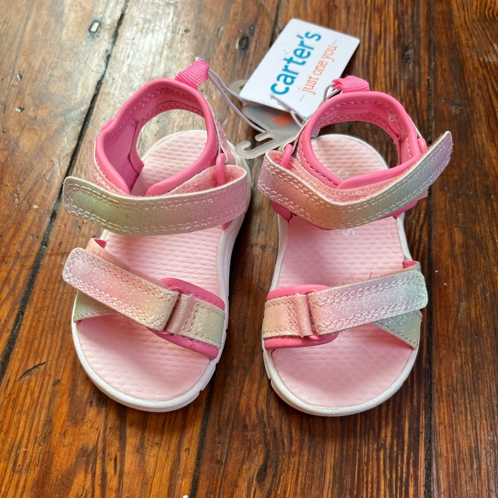 NWT Carters pink sandals